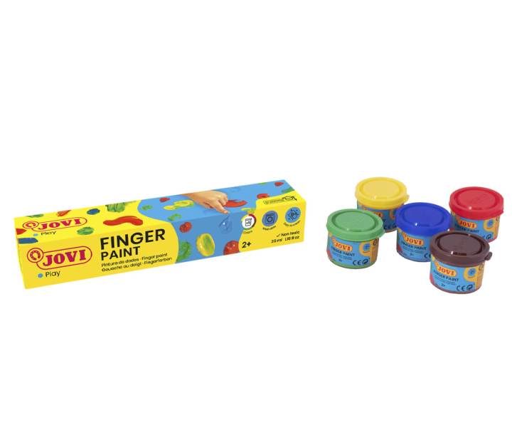Prstové barvy-5x35ml