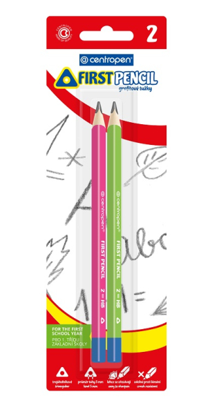 Tužka grafitová, Centropen, Jumbo, 2, 2 kusy