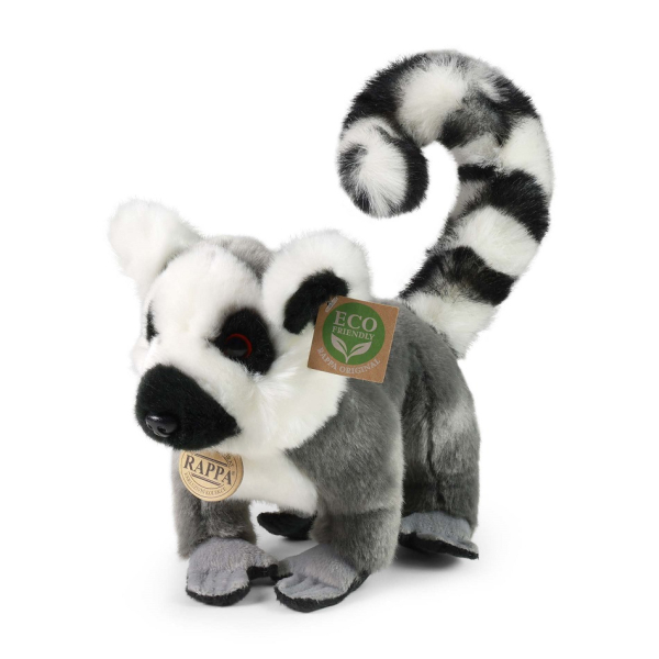 Lemur, stojící, plyšový