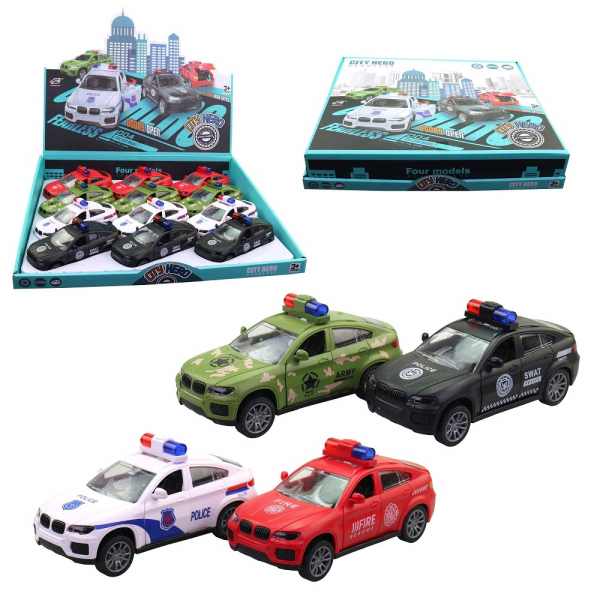 Auto policie, hasiči, vojenské, setrvačník