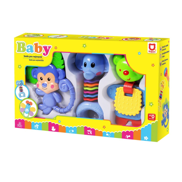 Chrastítko, sada 3 kusy