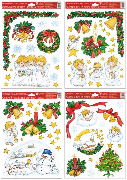 Fólie na okno, andílci