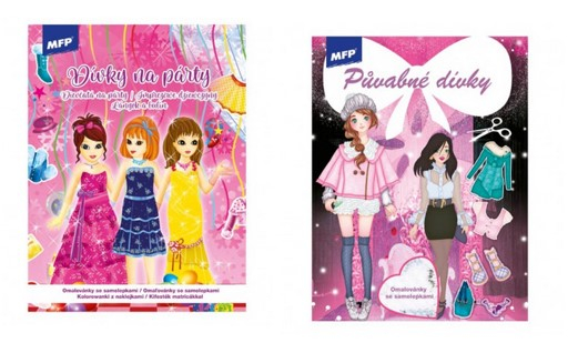 Omalovánky se samolepkami A4, 16 listů