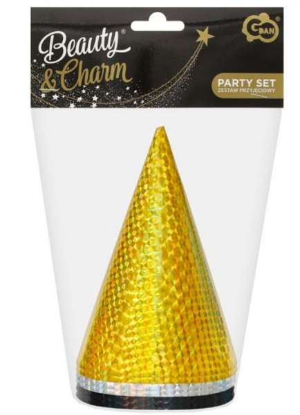 Čepice papírová špička 6 kusů