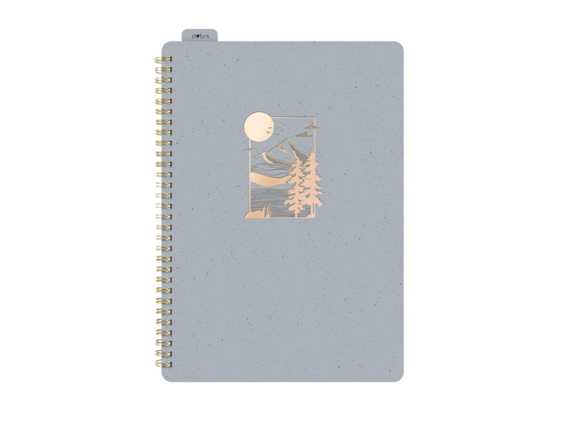 Blok A4 linka spirála šedý