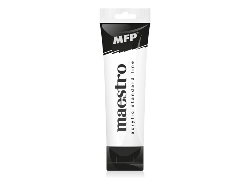 Akrylová barva 75ml Maestro white