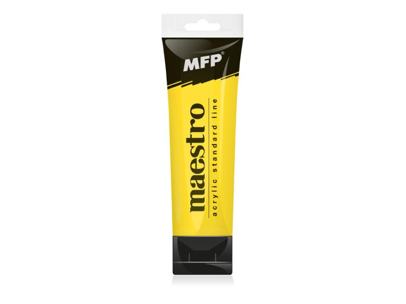 Akrylová barva 75 ml Maestro Lemon yellow