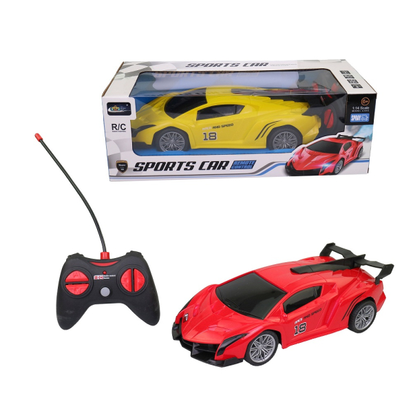 Auto na dálkové ovládání, R-C, kouř, světlo