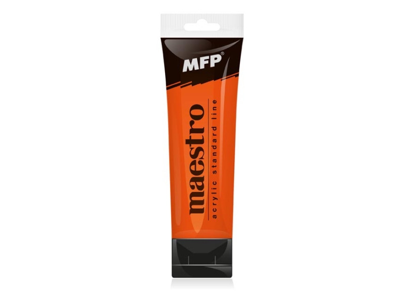 Akrylová barva 75 ml Maestro orange