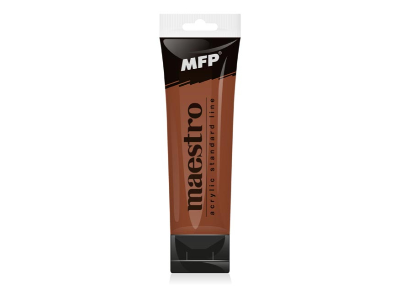 Akrylová barva 75 ml Maestro Burnt Sienna