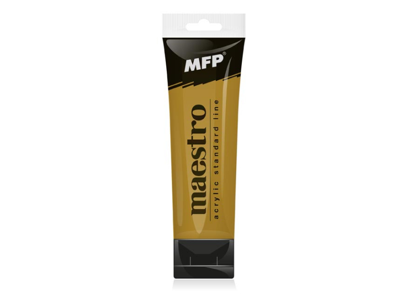 Akrylová barva 75 ml Maestro Metallic Gold