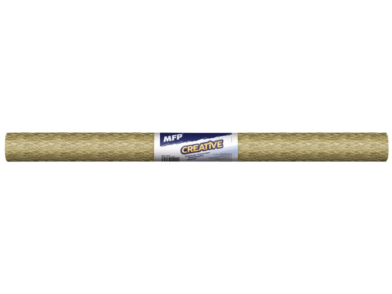 Krepový papír zlatý 2 m