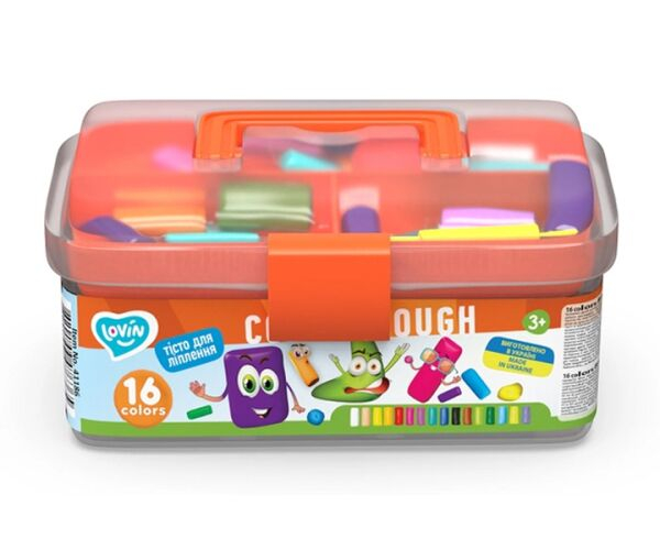 Plastelína v kufříku, 16 kusů a tvořítka