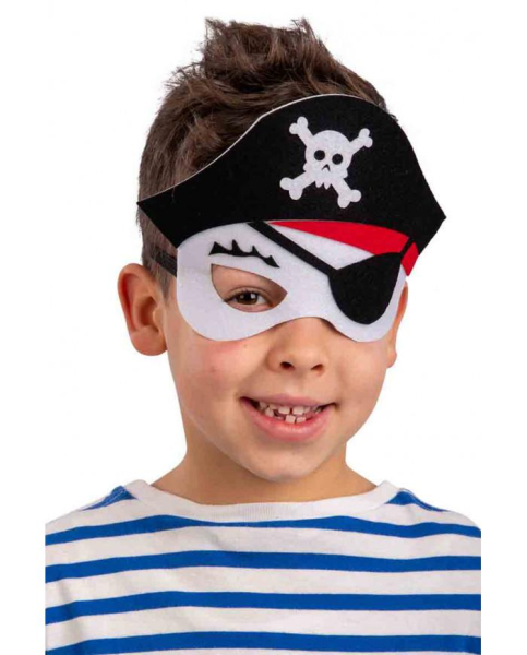 Pirát polomaska pro děti