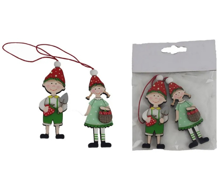 Jarní dekorace, k zavěšení, 2 kusy