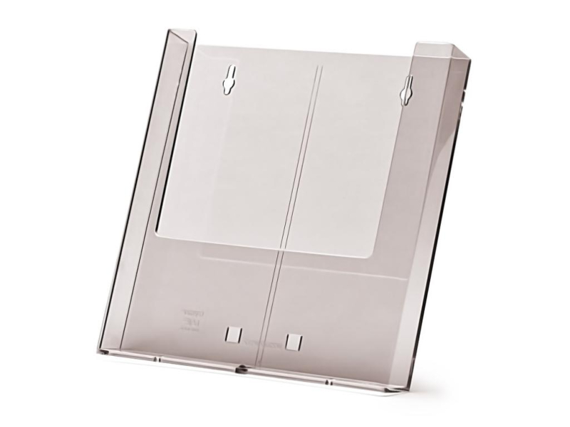 Stojánek na letáky A4 na zeď, nebo s podpěrou