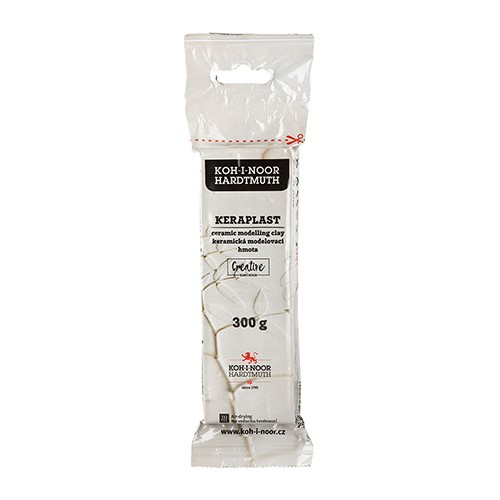 Modelovací hmota, samotvrdnoucí, 300 g, bílá