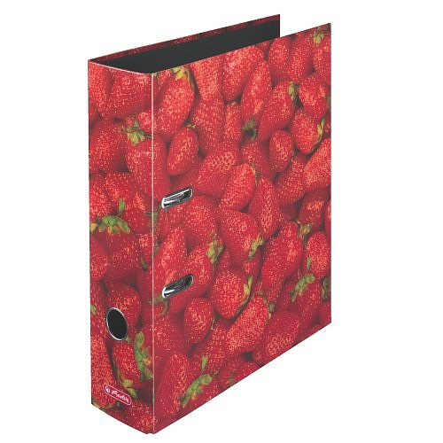Pořadač pákový, A4 8cm jahody