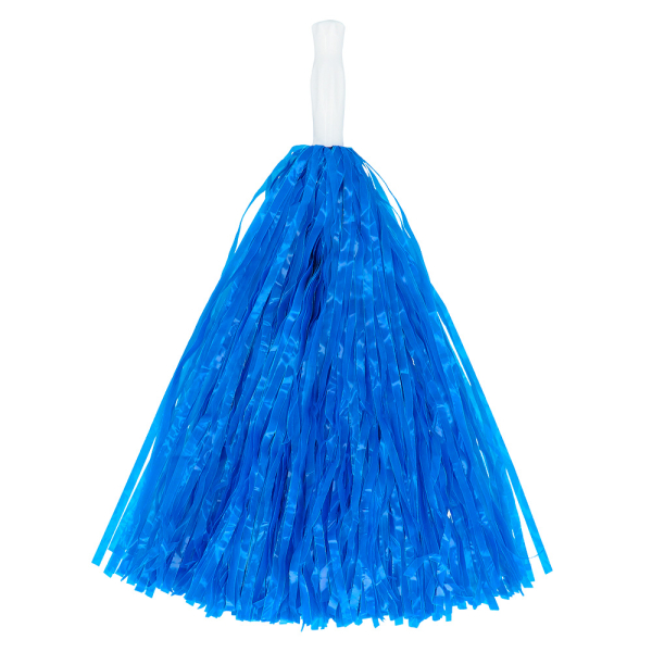 Pompom třásně modré