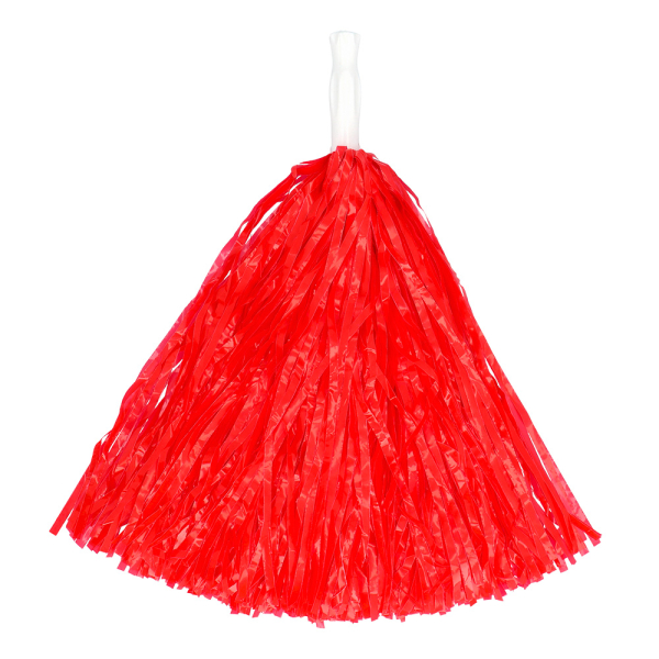 Pompom třásně červené
