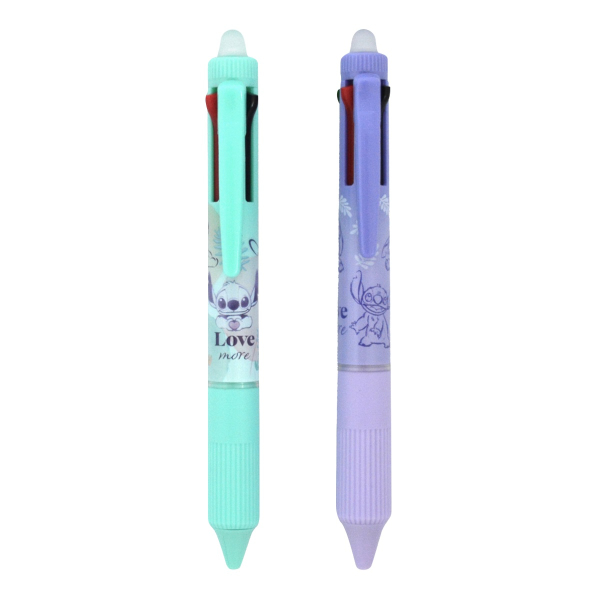 Kuličková tužka čtyřbarevná gumovací stitch