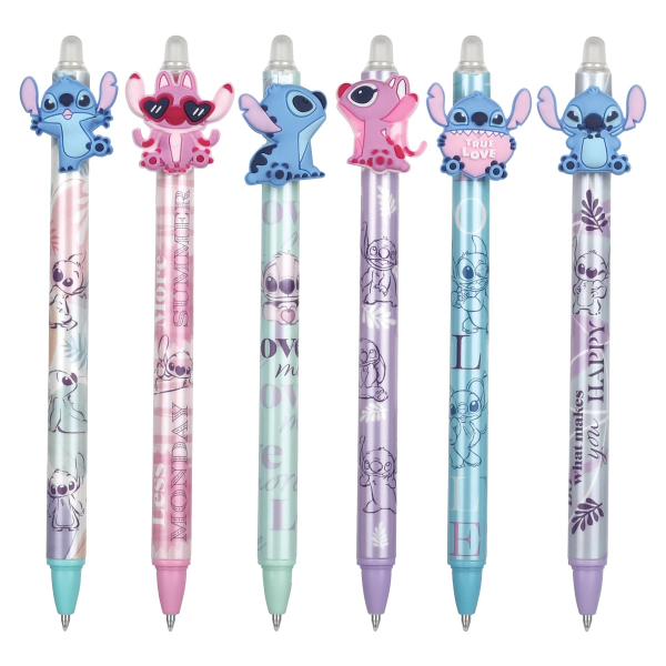 Kuličková tužka gumovací, stitch pastelová