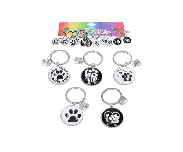 Klíčenka, přívěsek, tlapka, pes