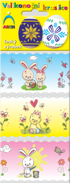 Fólie na vejce, králíčci, 6 kusů