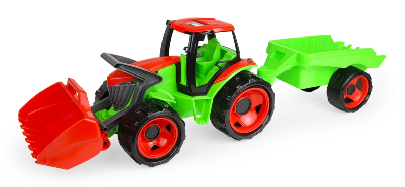 Traktor, Giga Truck, se lžící a vlekem, Lena
