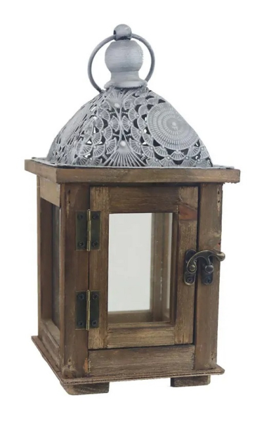 Lucerna dřevěná, 28,5cm