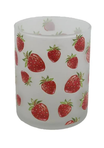 Svícen dekorační, jahoda