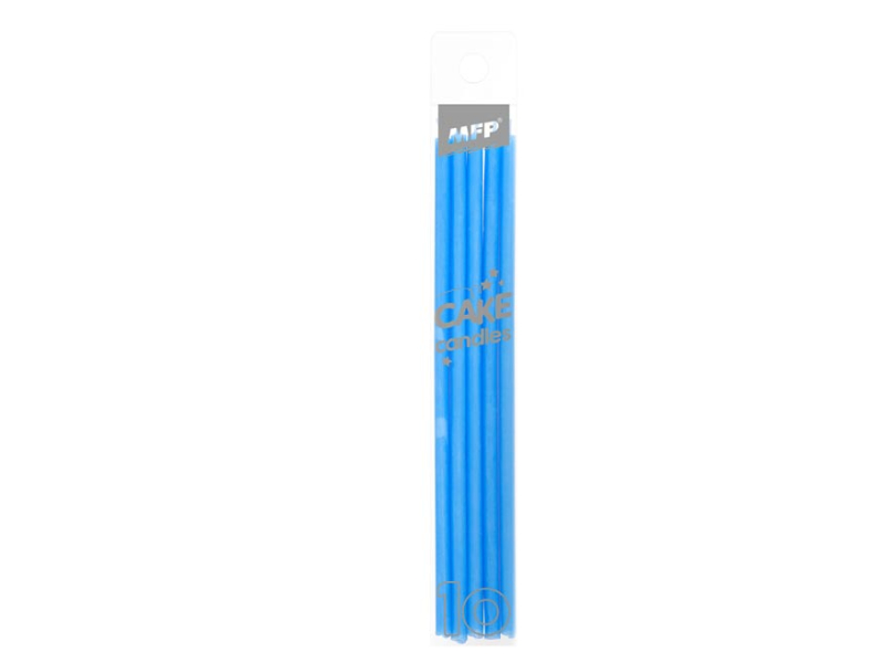 Svíčky dortové 14 cm modré