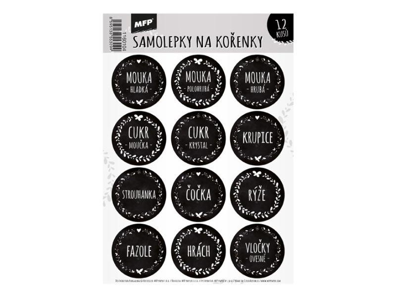 Samolepky na potraviny