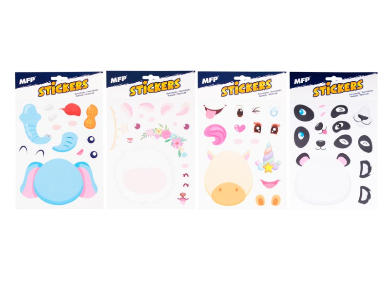 Samolepky Vytvoř si obličej