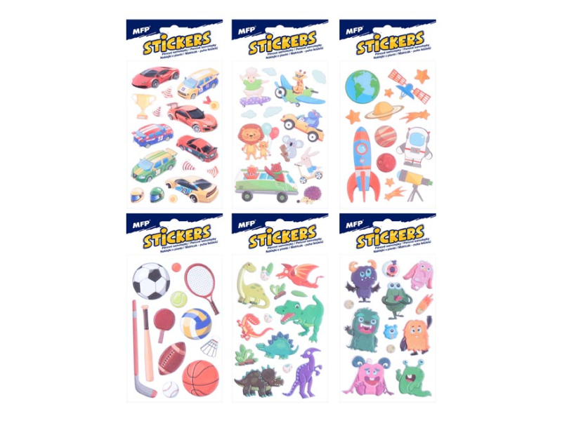 Samolepky Foam pro kluky