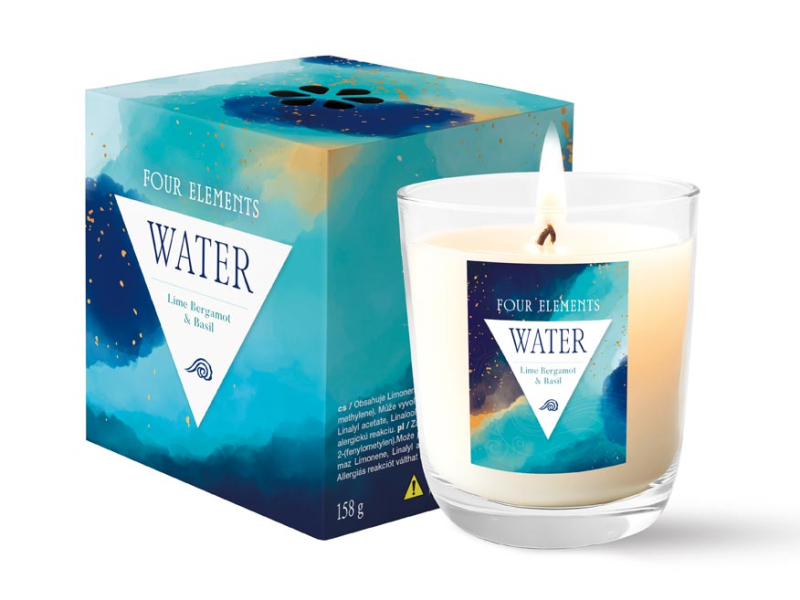 Svíčka živel Voda
