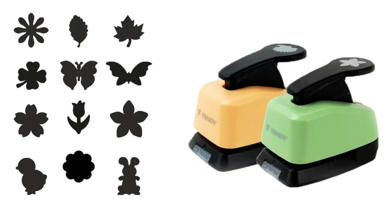 Děrovačka dekorační 16mm mix motivů