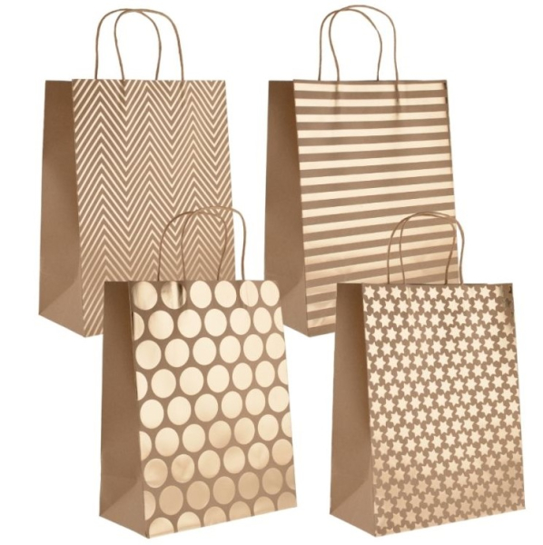 Taška papírová, dárková, 26,5 x 33x 13