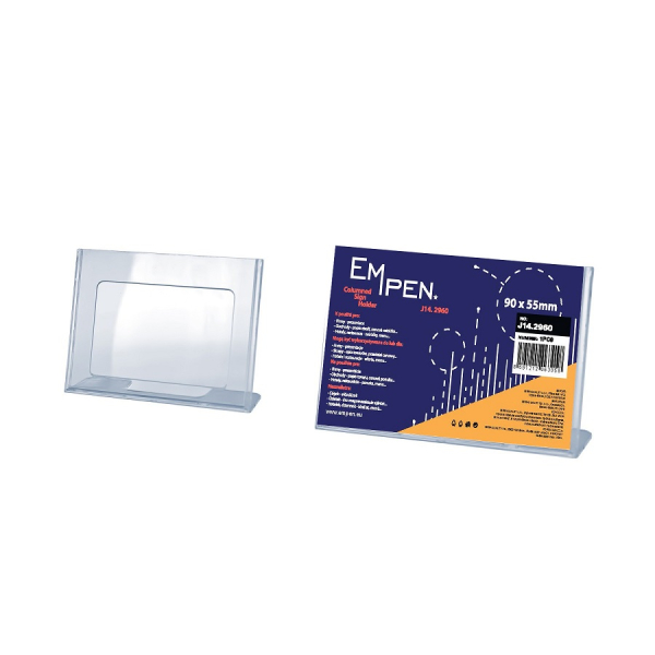 Stojánek presentační, šikmý, 90x55mm