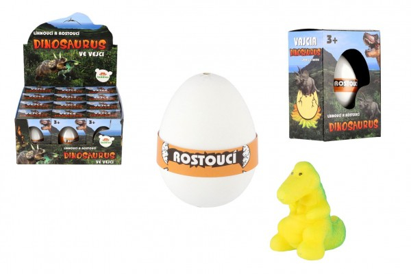 Vejce líhnoucí a rostoucí, dinosaurus