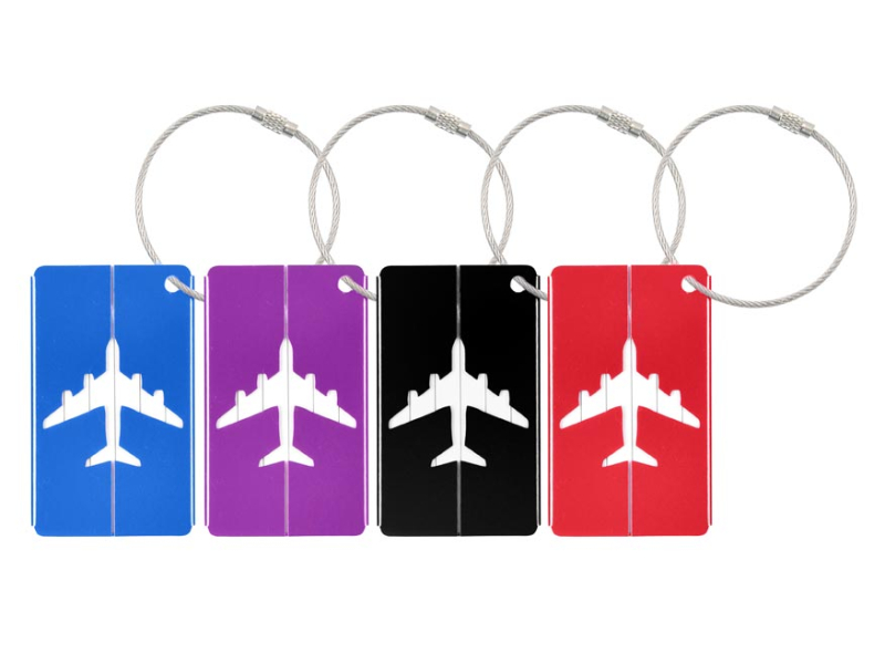 Jmenovká na kufr hliníková