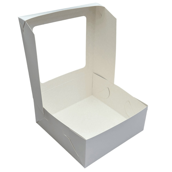 Krabice s okénkém 22x22x9 cm bílá