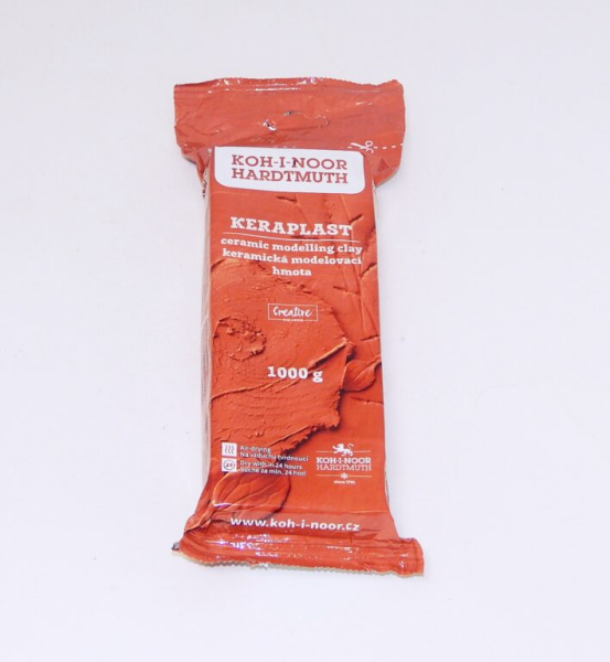 Modelovací hmota, samotvrdnoucí, 1 kg, hnědá