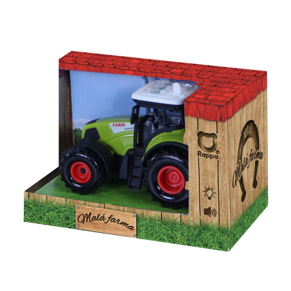 Traktor plastový, se zvukem