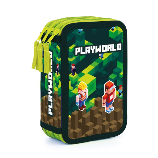 Penál 3patrový, prázdný, playworld