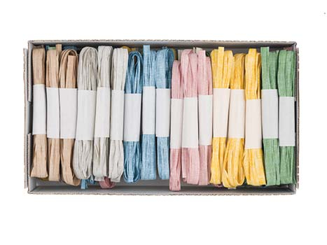 Stuha Raphia natur 3 metry pastelová