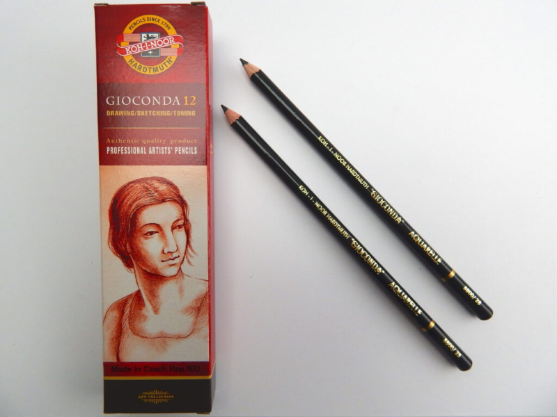 Tužka grafitová,8800-1, 2B, černá, akvarel