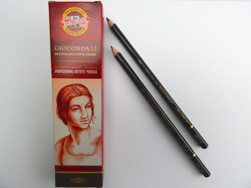 Tužka grafitová, 8880-2, 4B, černá, akvarel