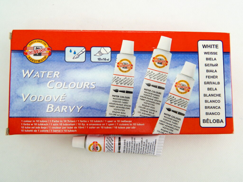 Běloba krycí v tubě