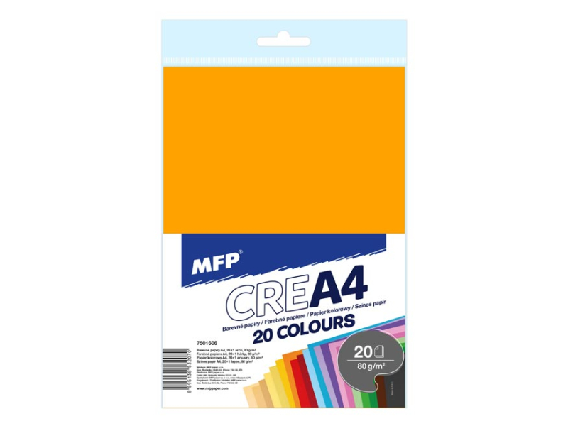Barevné papírny 20 listů